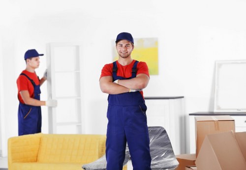 Careful handling of fragile furniture in Kensington
