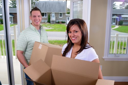 Local removals vehicle used for home and office moves across Kensington