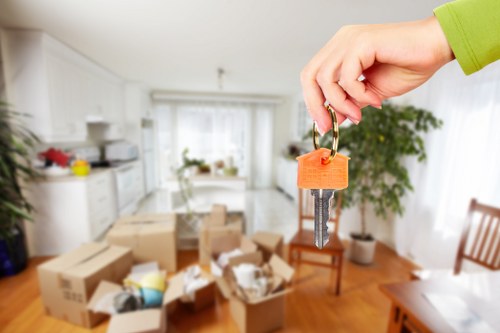 House removalists loading furniture in Kensington