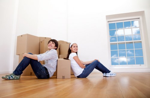 Professional Kensington van service handling household and business moves
