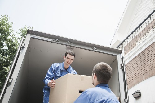 Careful loading of furniture for a local Kensington home or flat move