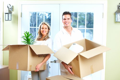 Careful handling of fragile belongings during a Kensington move
