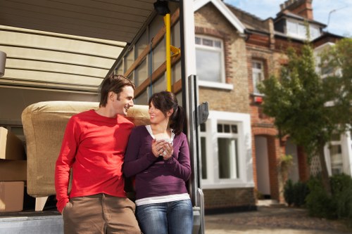 Furniture handling for a Kensington relocation